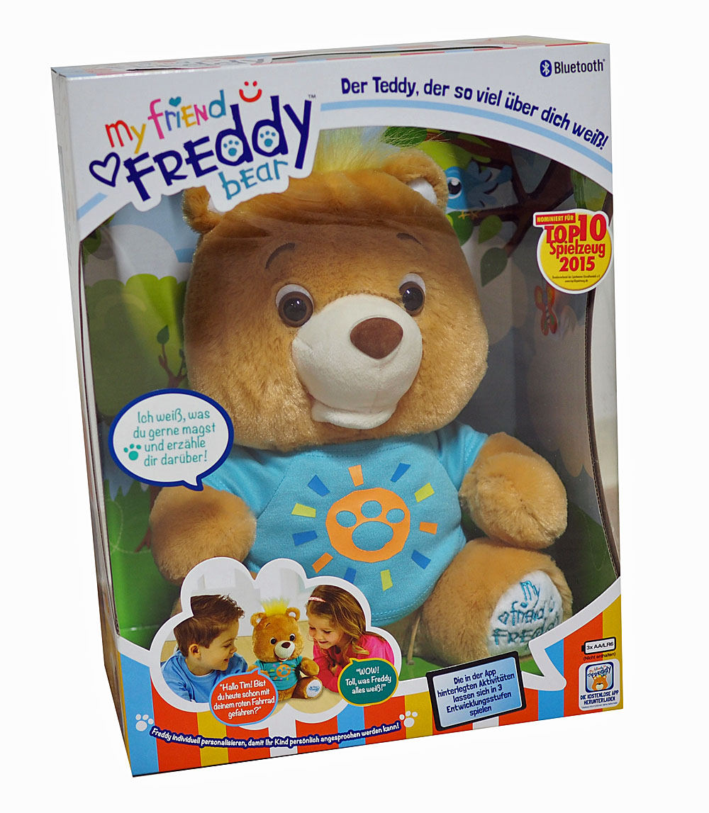 Interaktiver sprechender Plüsch Teddy Bär reagiert auf Berührung und