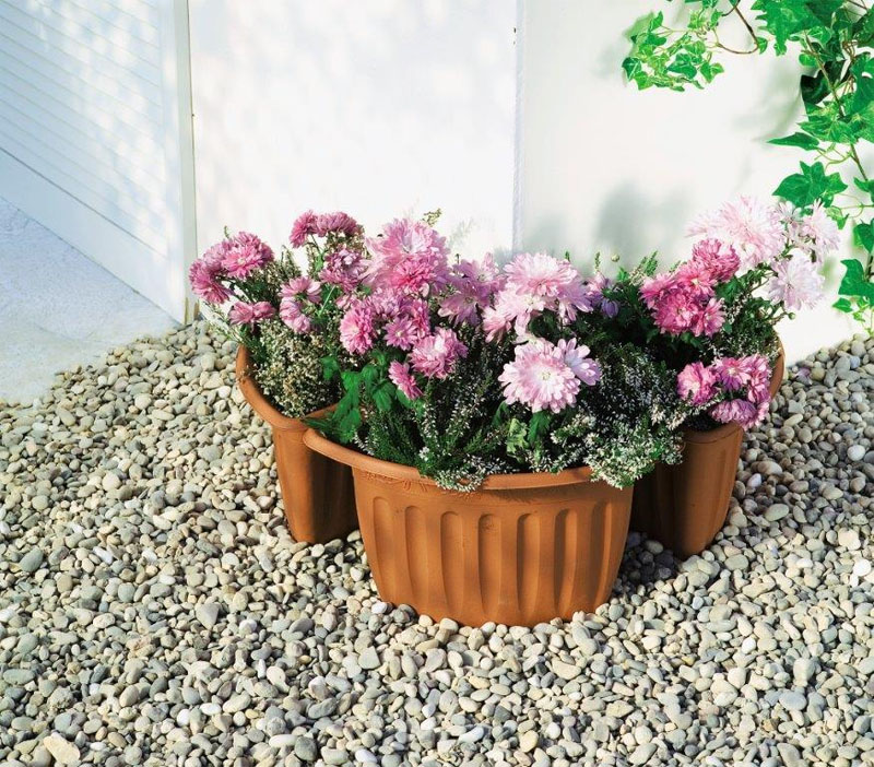 3 Stück Pflanzkübel Pflanztopf Blumenkübel Übertopf Eckkübel Eck ... 3 Stück Pflanzkübel Pflanztopf Blumenkübel Übertopf Eckkübel Eck ...